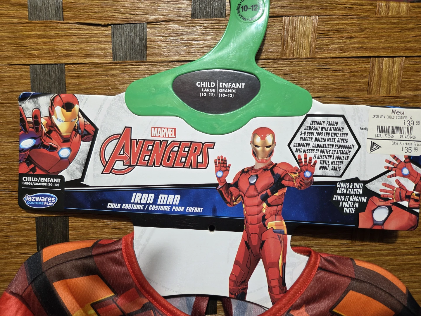 Marvel Avengers Iron Man Child Costume Large
