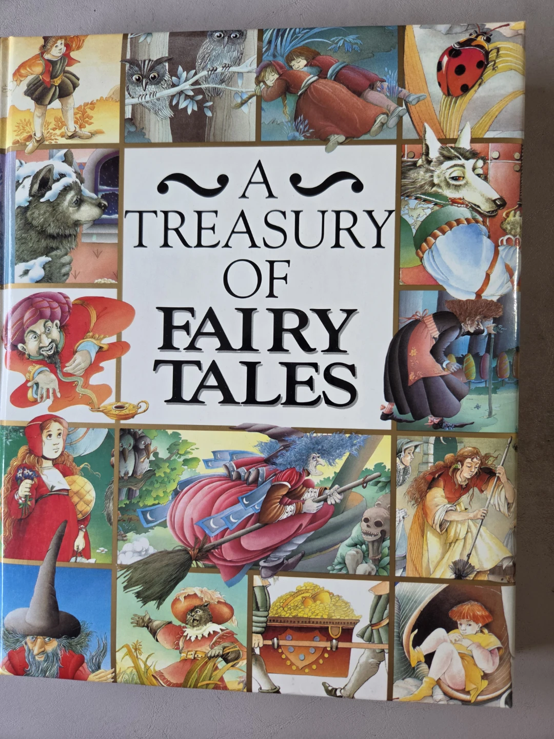 A Treasury of Fairy Tales Hardcover Book