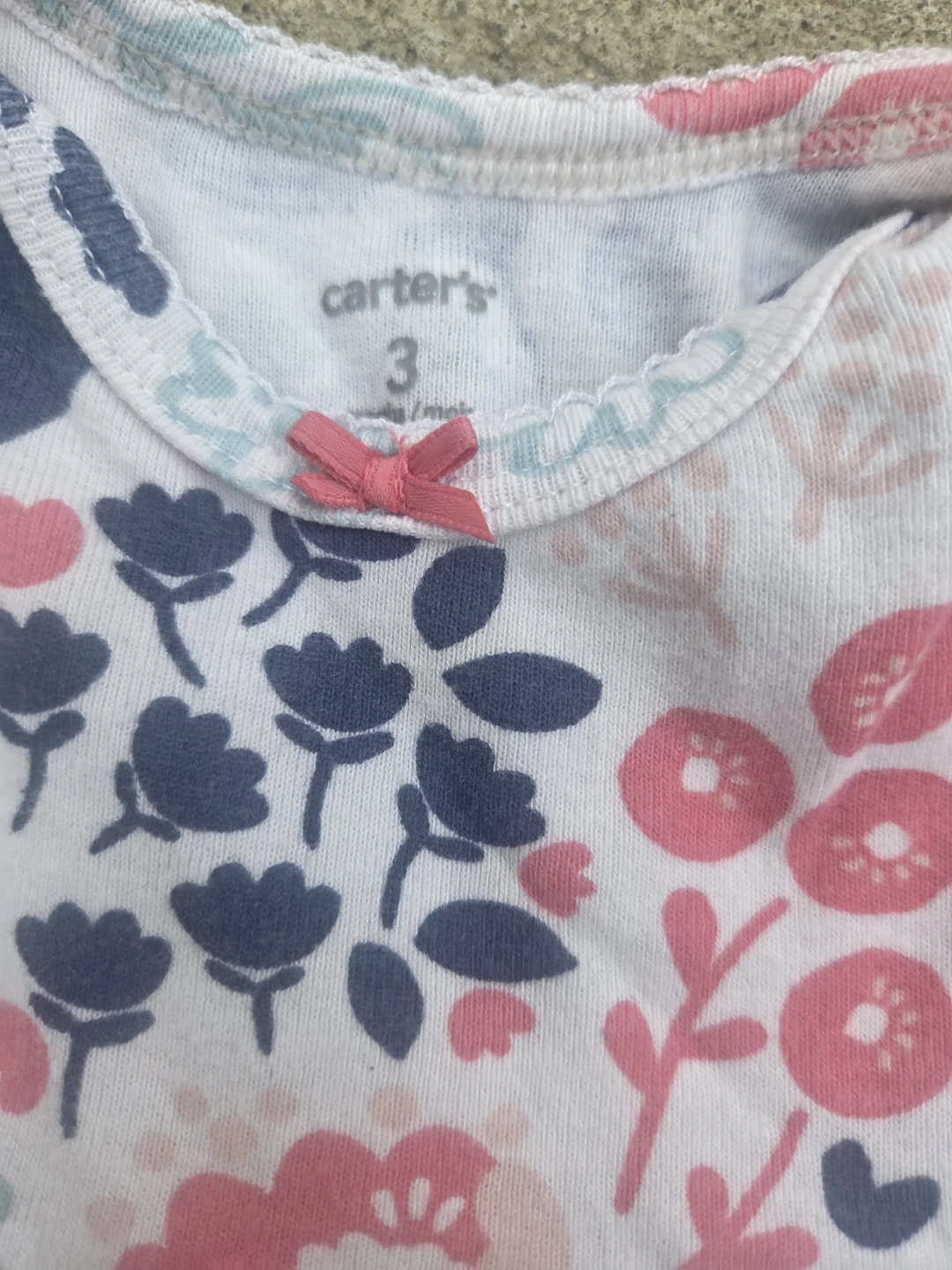 Carter's Baby Girl Floral Bodysuit Dress - photo 2