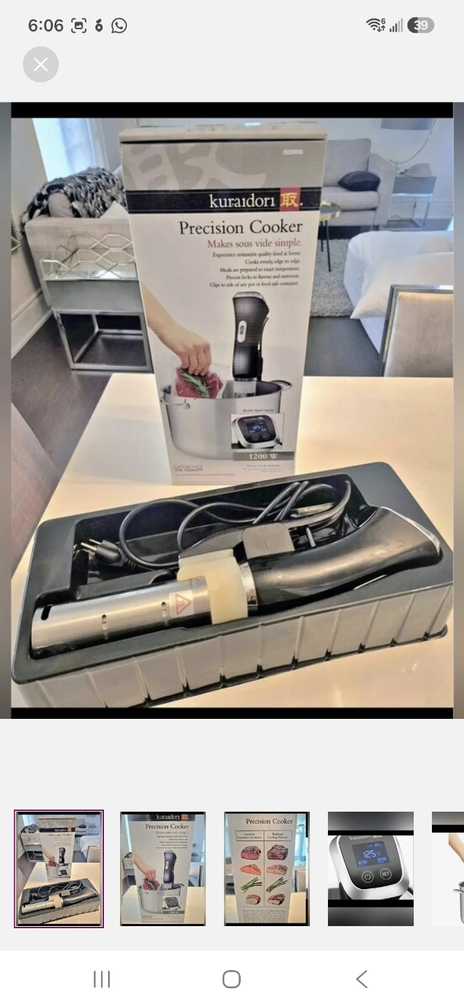 Kuraidori Precision Sous Vide Cooker Circular Cooker