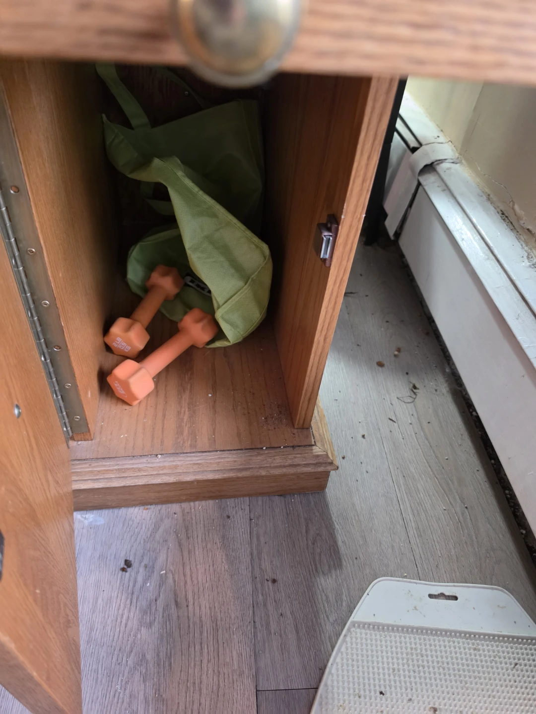 Oak End Table with Storage - photo 5