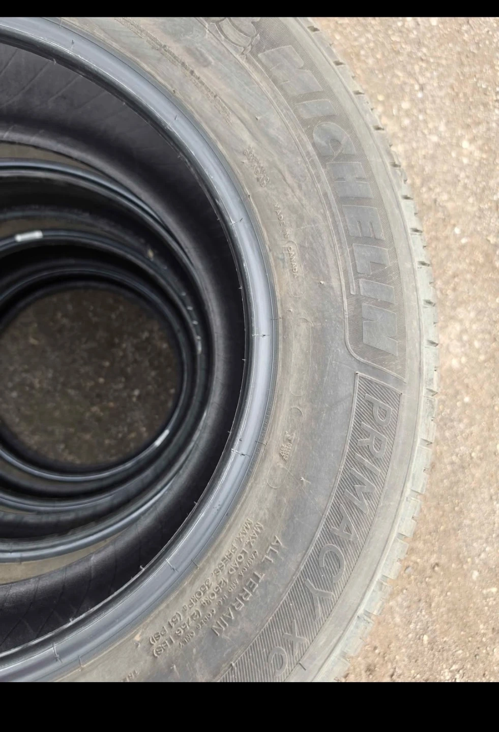 Set of 4 Michelin Primacy XC Tires 275/65R18 - photo 3
