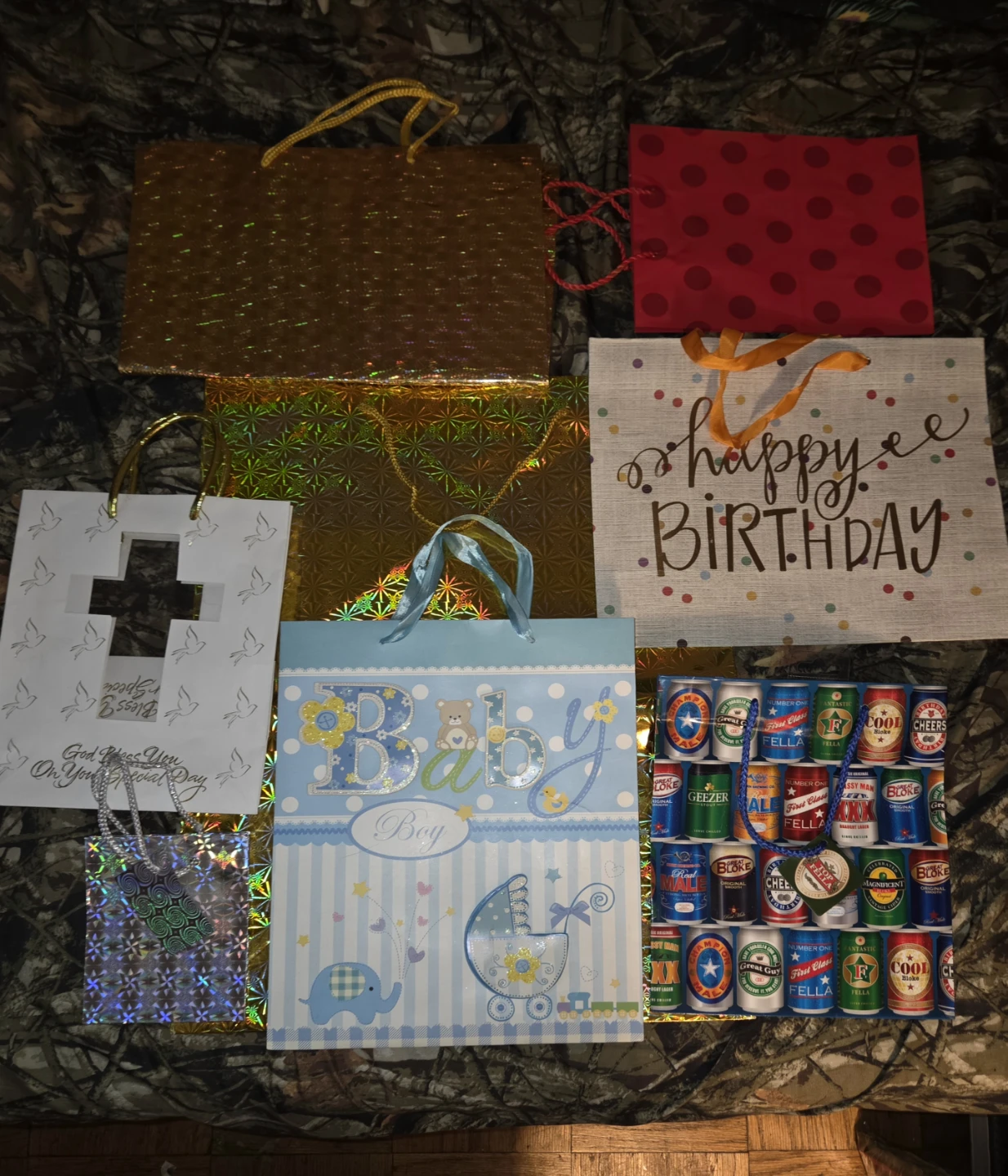 Lot Of 8 Various Gift Bags