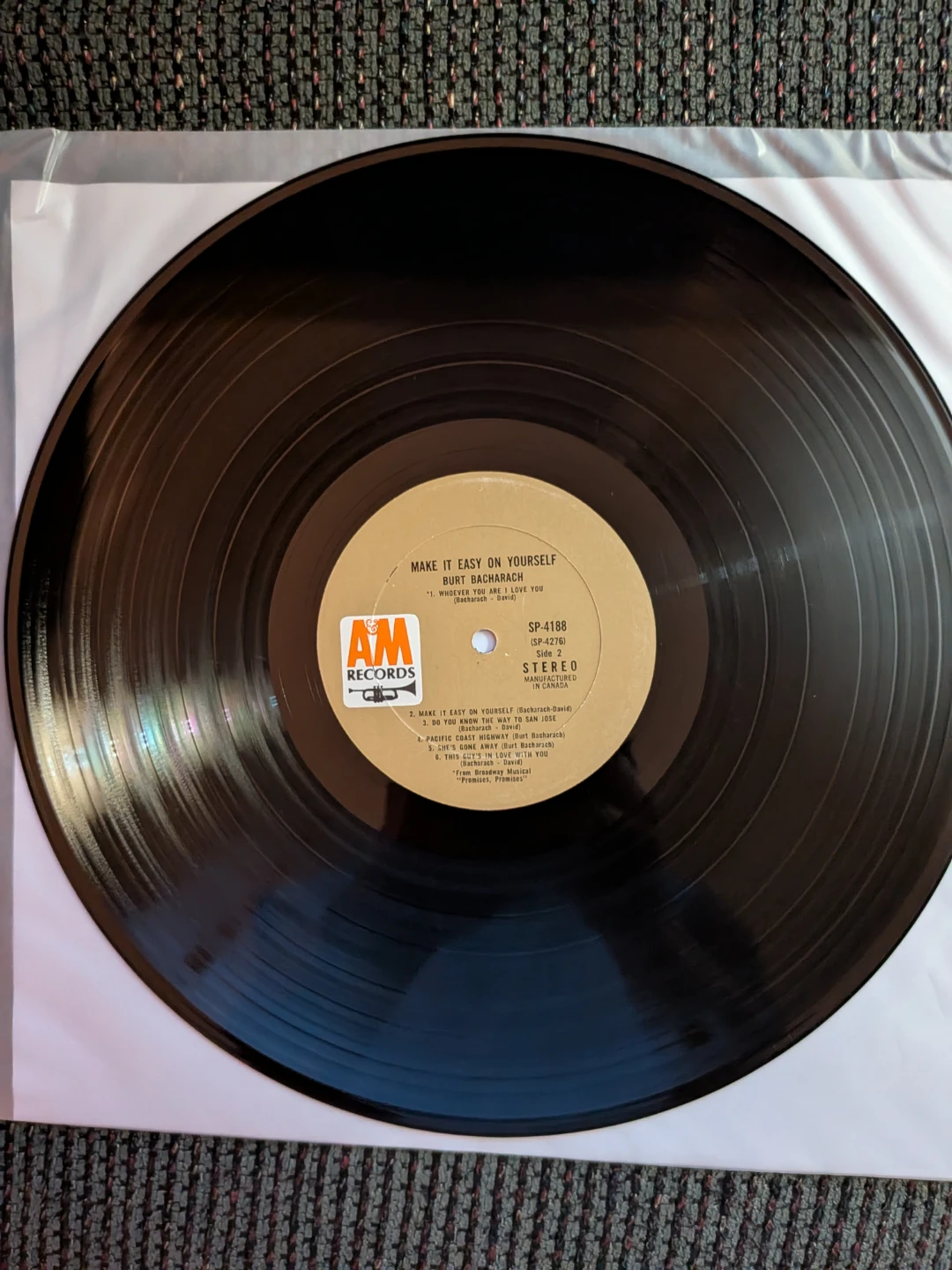 Burt Bacharach – Make It Easy on Yourself Vinyl LP - photo 5