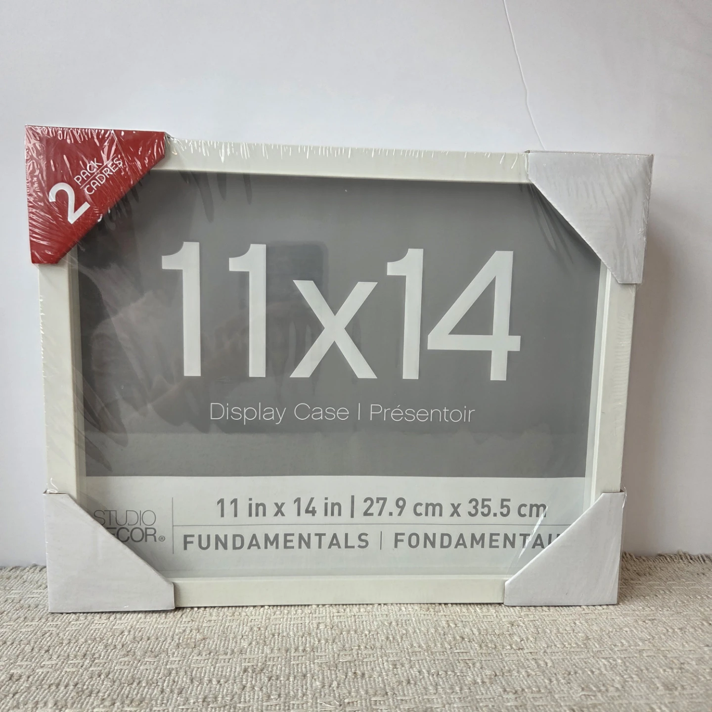 11" x 14"  White Shadow Box Frames - 2 Pack