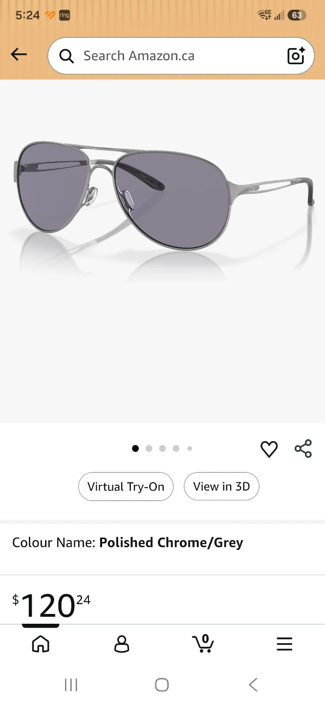 Oakley Caveat Sunglasses - Polished Chrome - photo 2