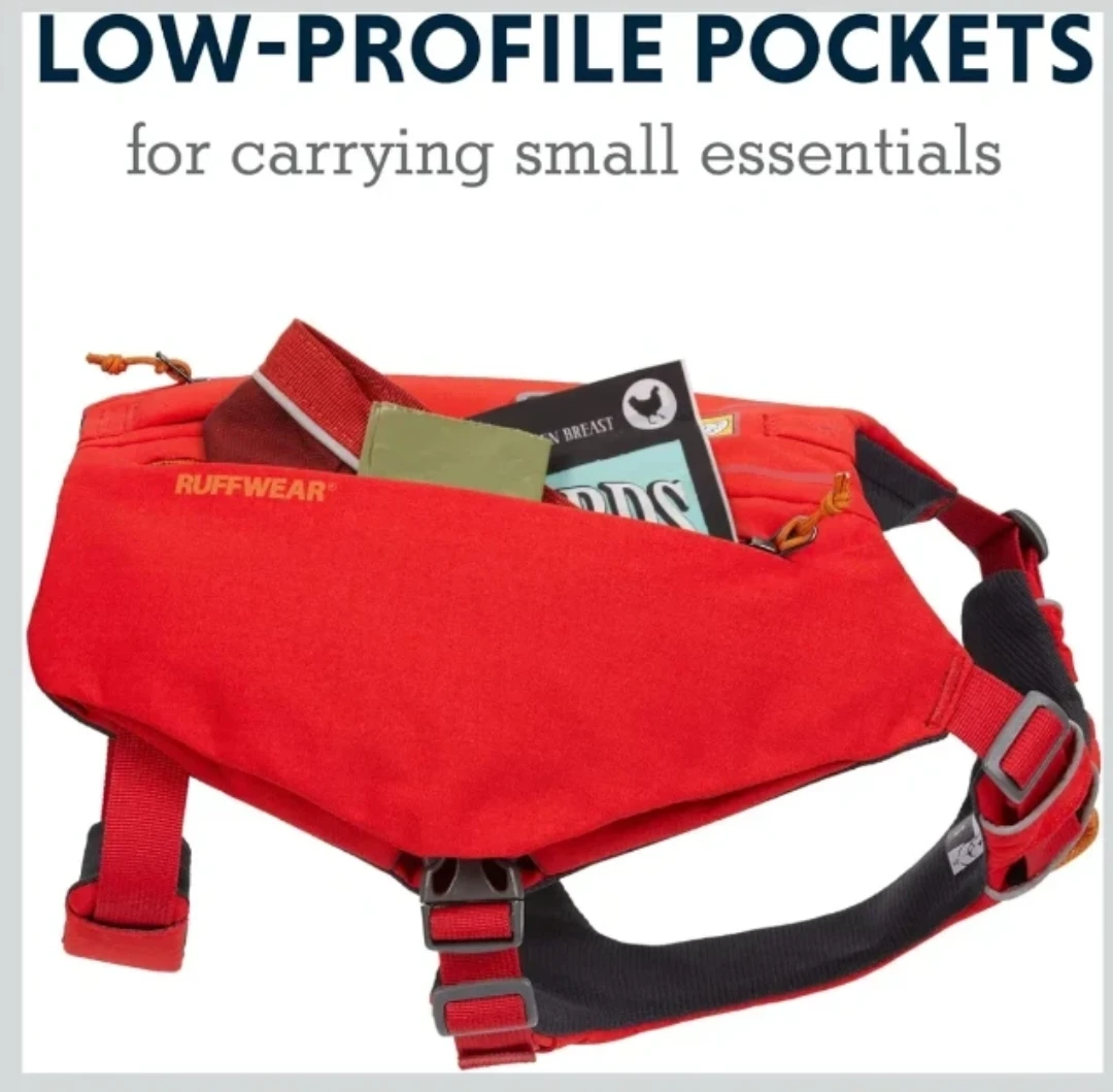 Ruffwear Switchbak Dog Harness – Medium with Water Bottles - photo 3
