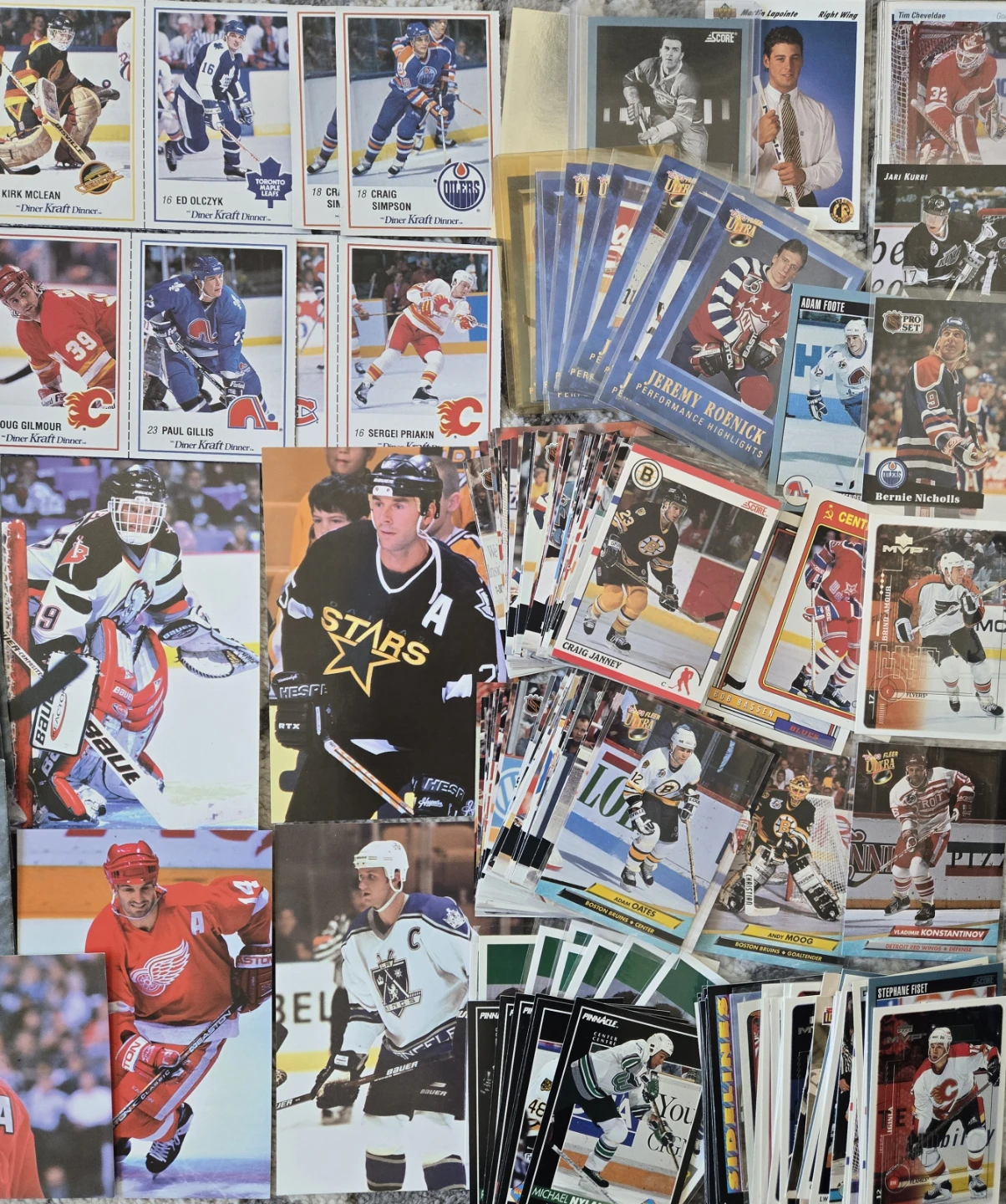 Vintage 89/90's Hickey Memorabilia, Panini, Kraft, Card Lot - photo 5