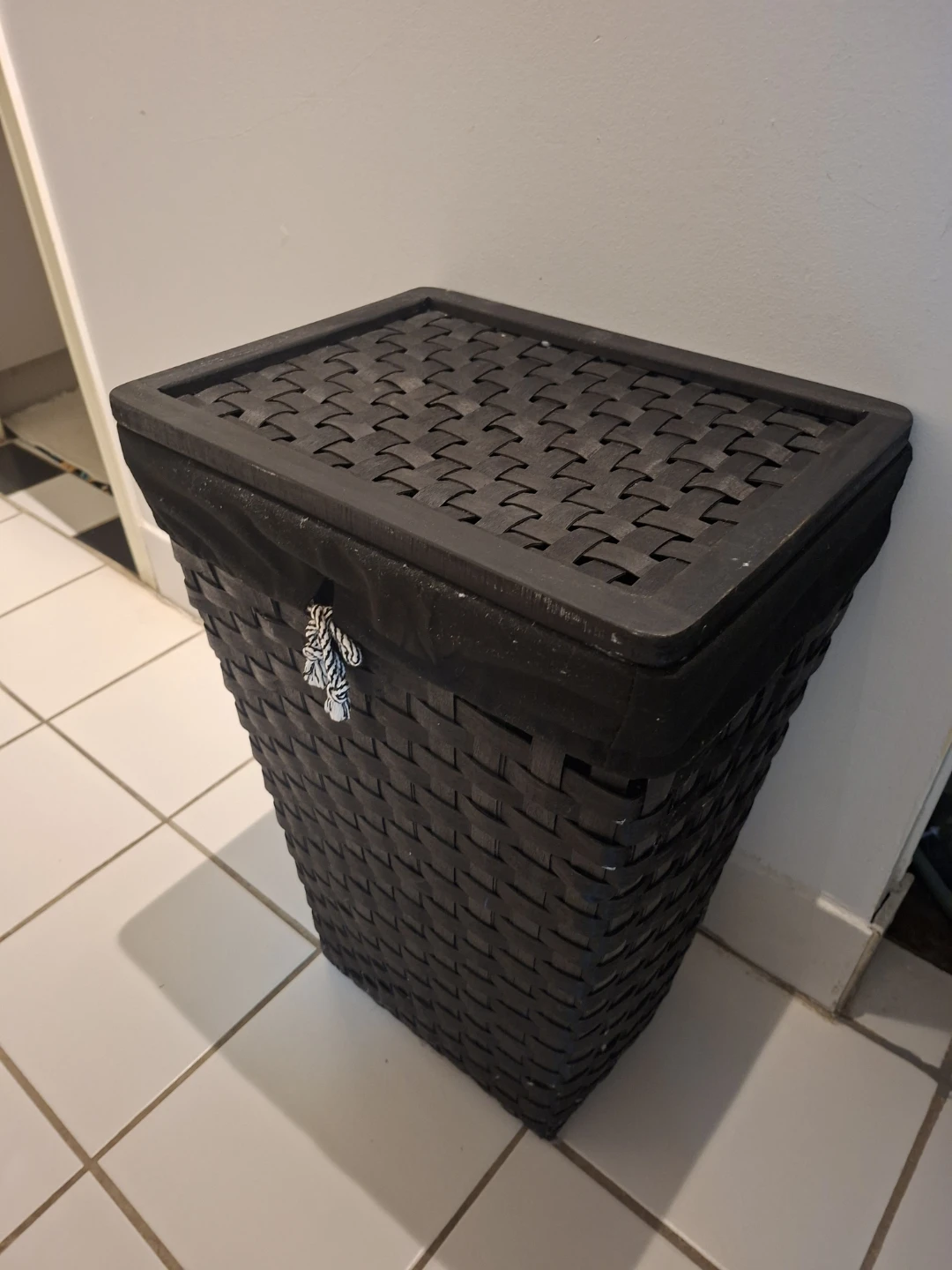 BlWoven Laundry Basket with Liner - photo 2