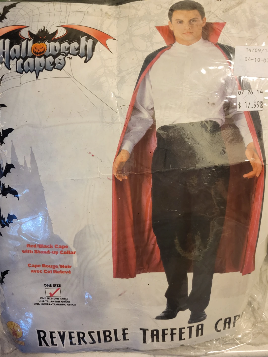 Halloween Capes Reversible Taffeta Cape