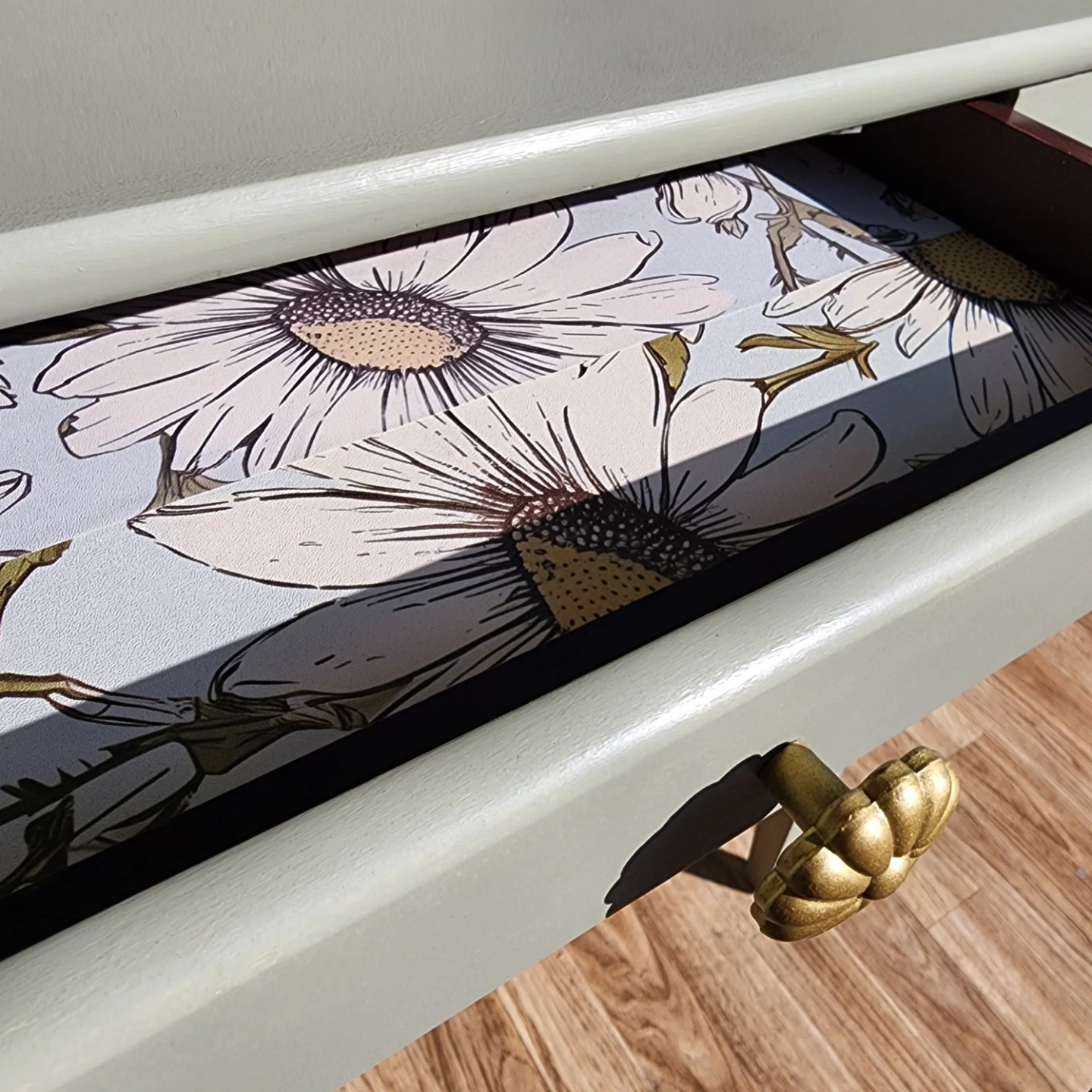 Beautiful Sage Green Console Table