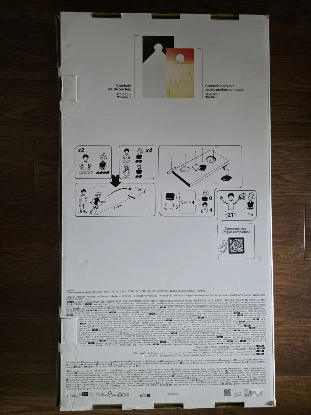 Decathlon Compact Cornhole Game Set - photo 2