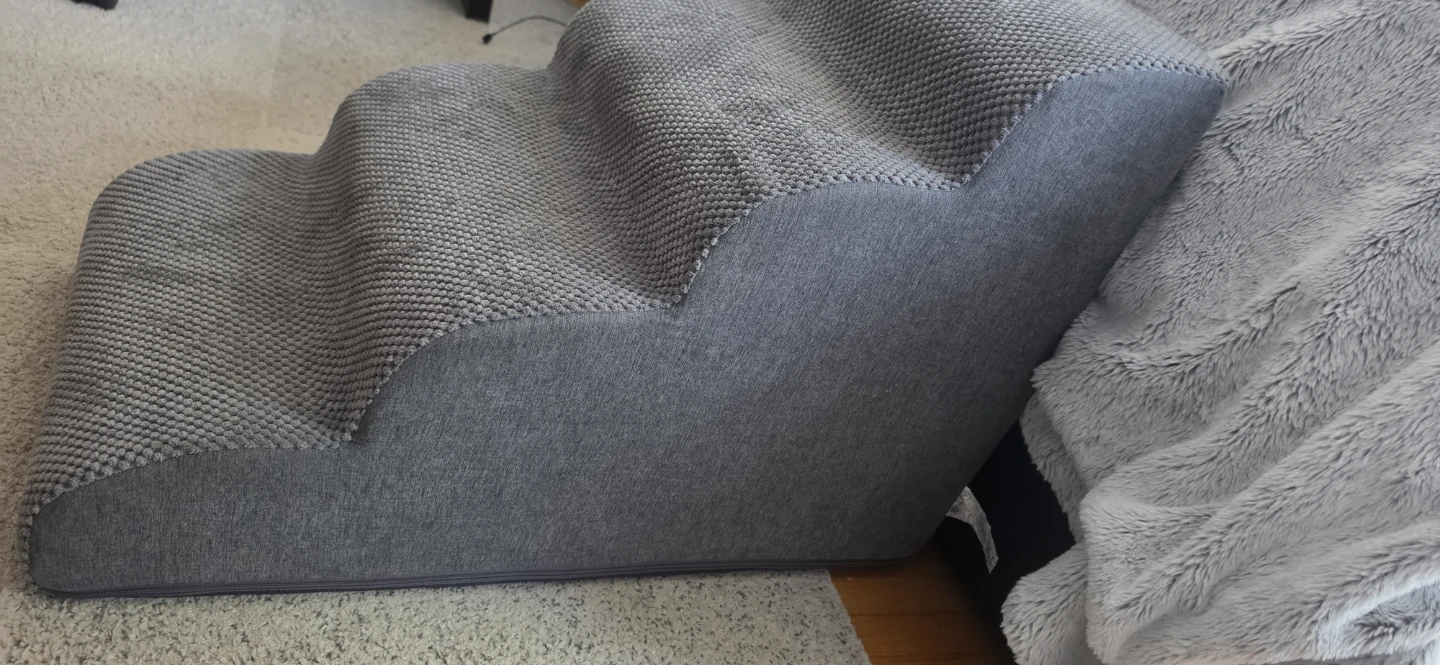 Grey 4-Step Pet Stairs - photo 2