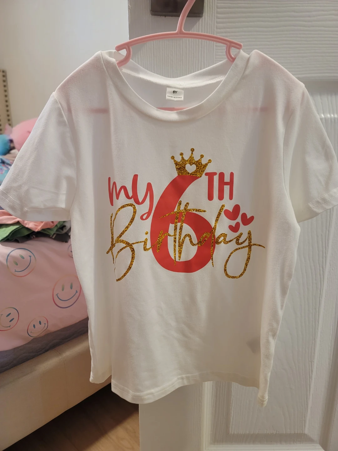 FREE 6th birthday shirt