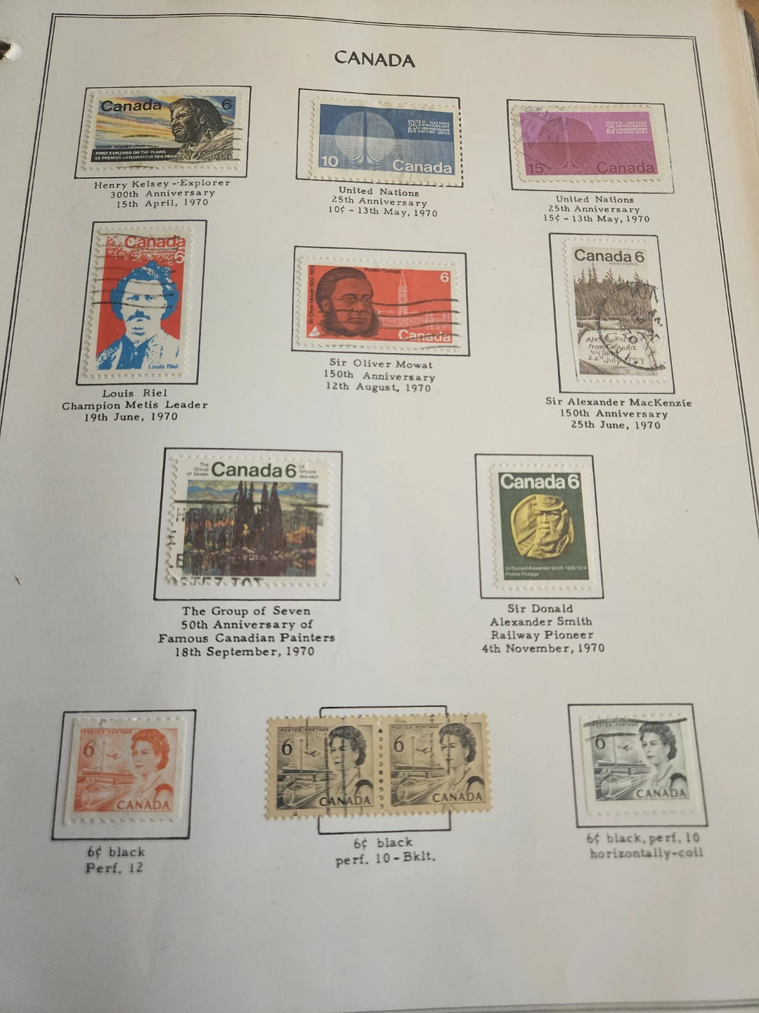 Wide collection of Canadian stamps