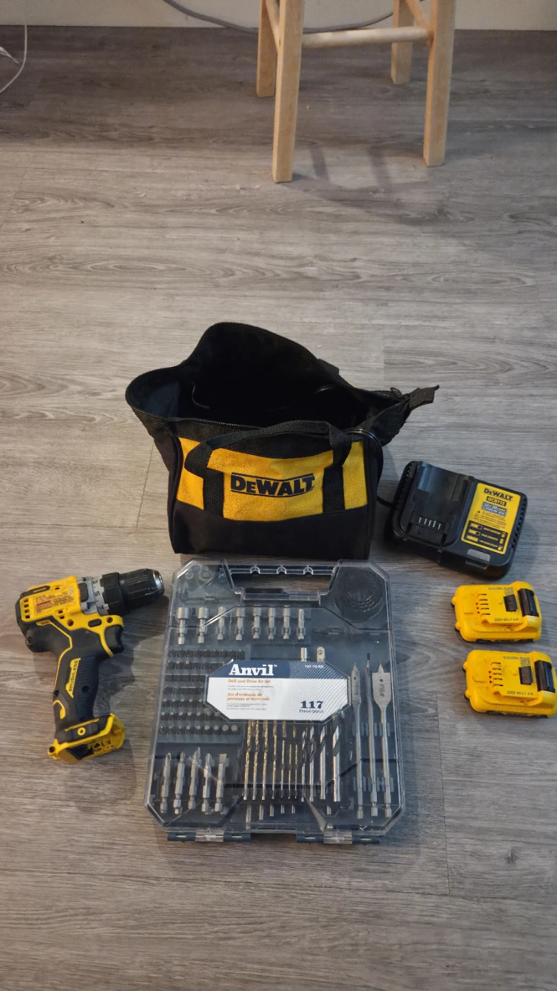 DeWalt Drill Set with Anvil 117-Piece Bit Kit - photo 2