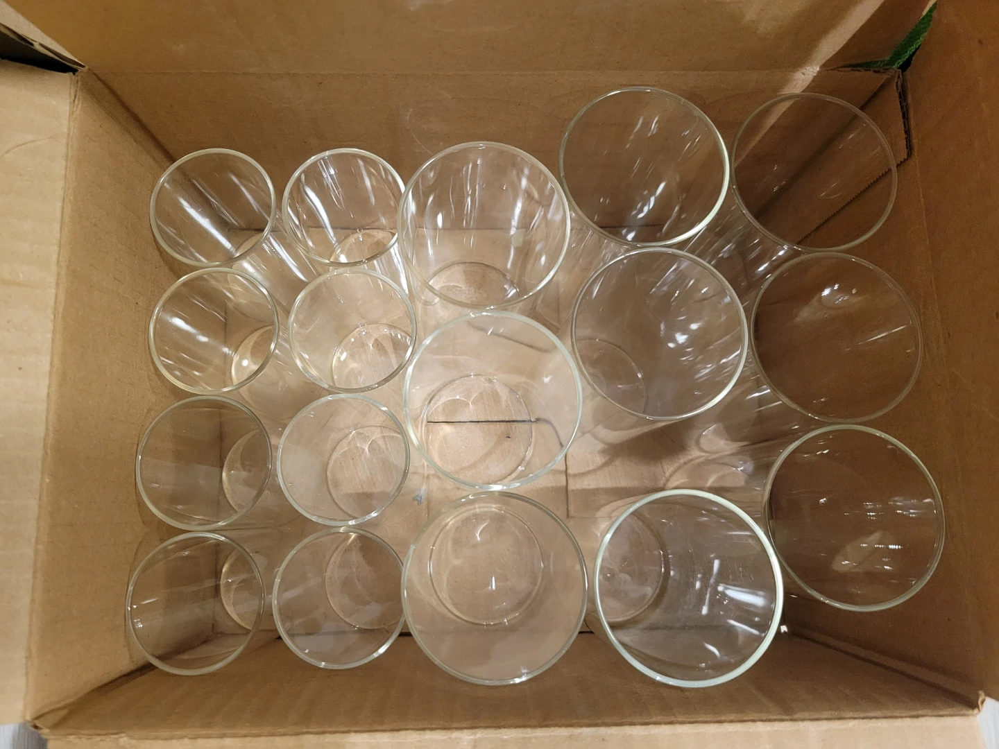 Clear Cylinder Glass Vases and Candles - photo 5