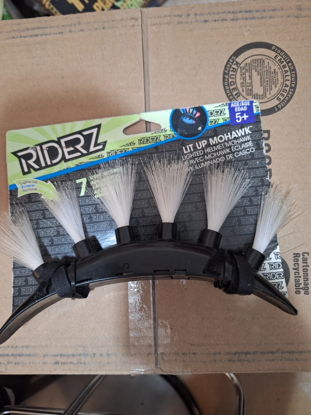 Riderz Lit Up Mohawk Lighted Helmet Accessory