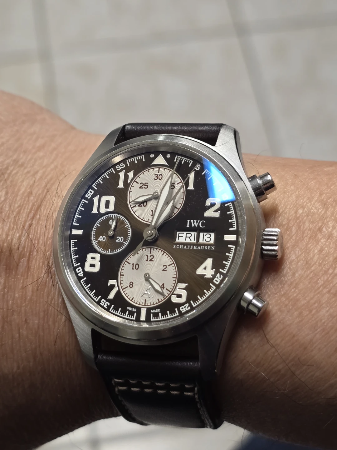 IWC Schaffhausen Pilot's Chronograph Watch