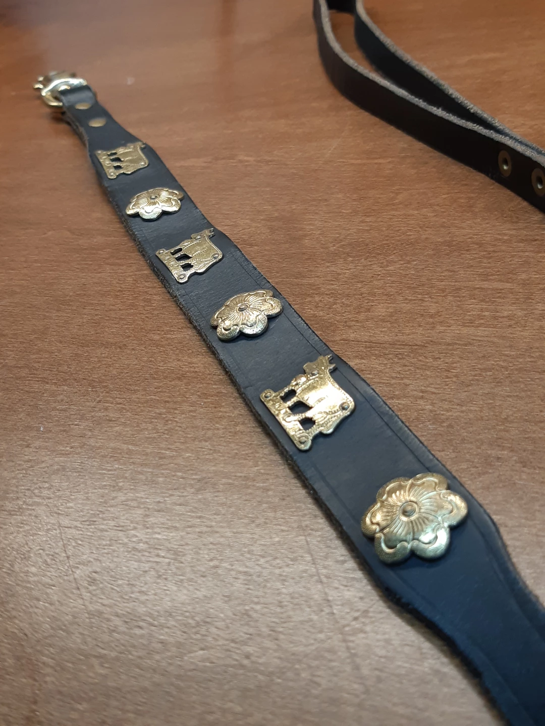 Black Swiss Appenzell dog leash - photo 2