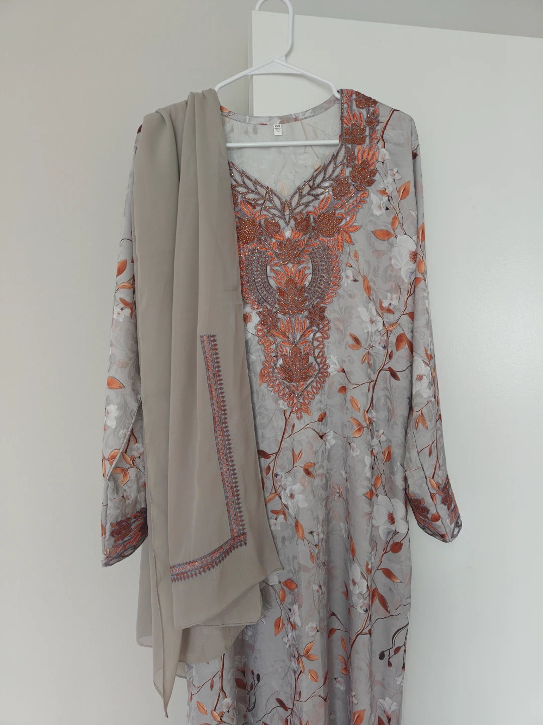 Floral Embroidered Kaftan Dress - photo 2