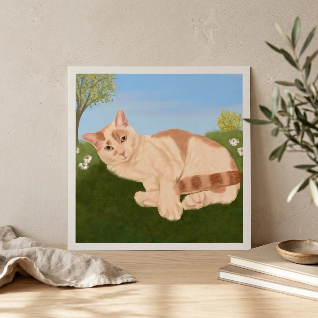 Custom Pet Portrait Art Print