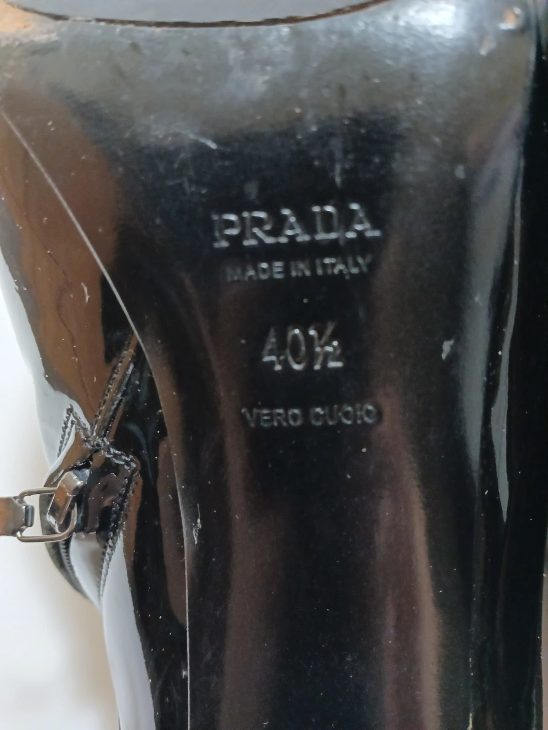 Prada Patent Leather Ankle Boots - Vernace Glamor - photo 4