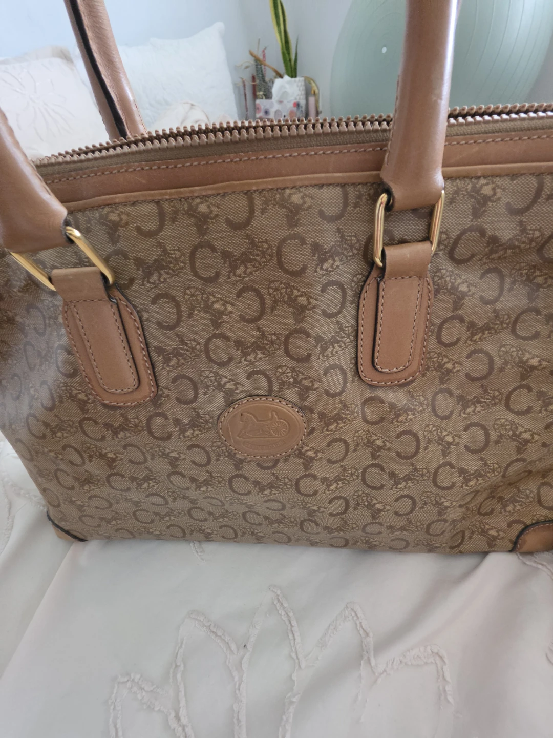 Celine Macadam Carriage Handbag - photo 2
