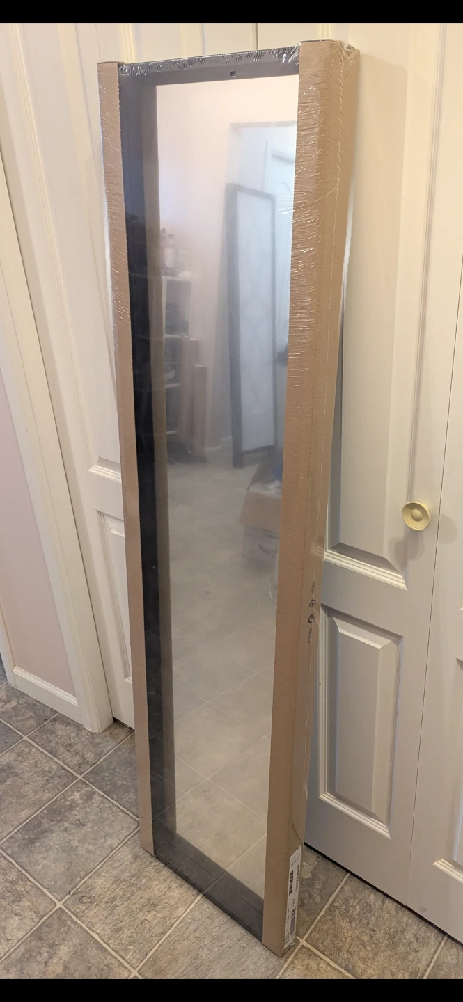 IKEA NISSEDAL Mirror, black, 40x150 cm - photo 2