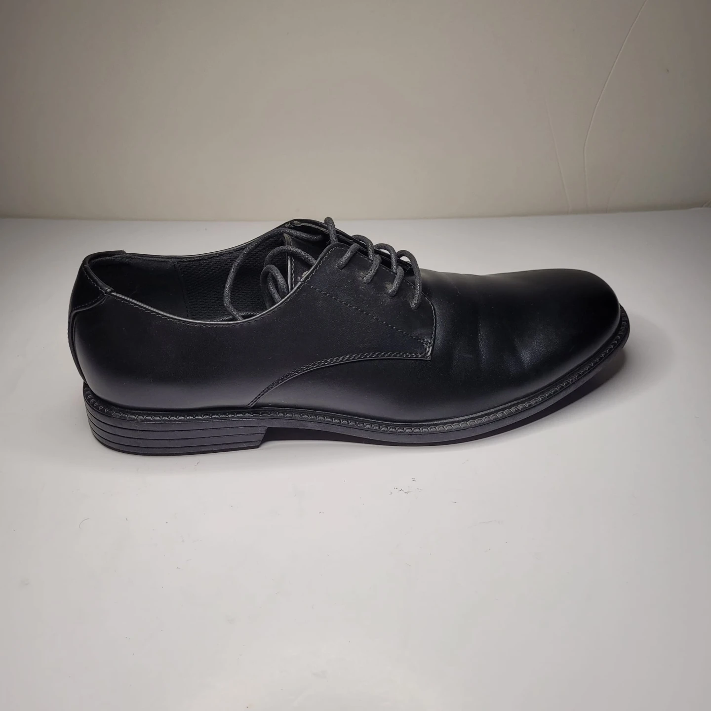 Hunters Bay Men's Black Dress Shoes Size 10.5 - photo 4