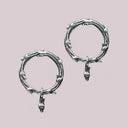 Sterling Silver 925 Silvestre Infinity Thorn Branch Studs - photo 2