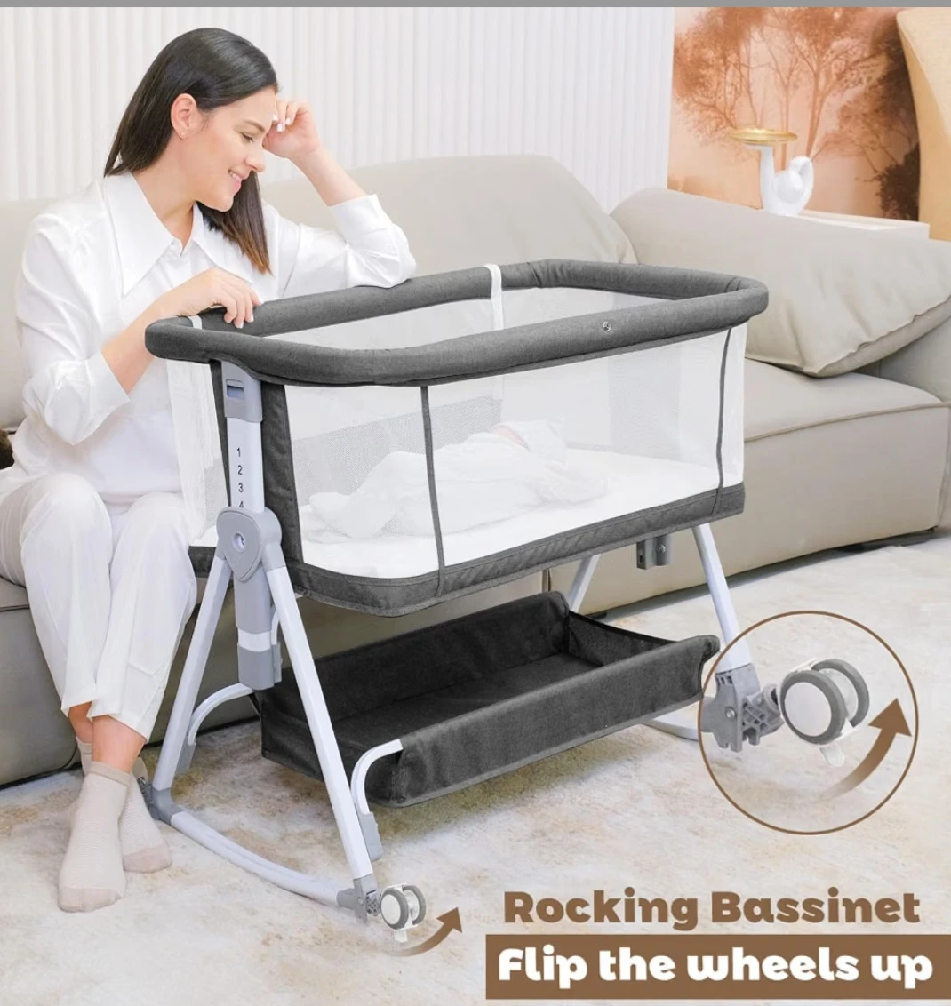 Baby Bedside Sleeper Bassinet