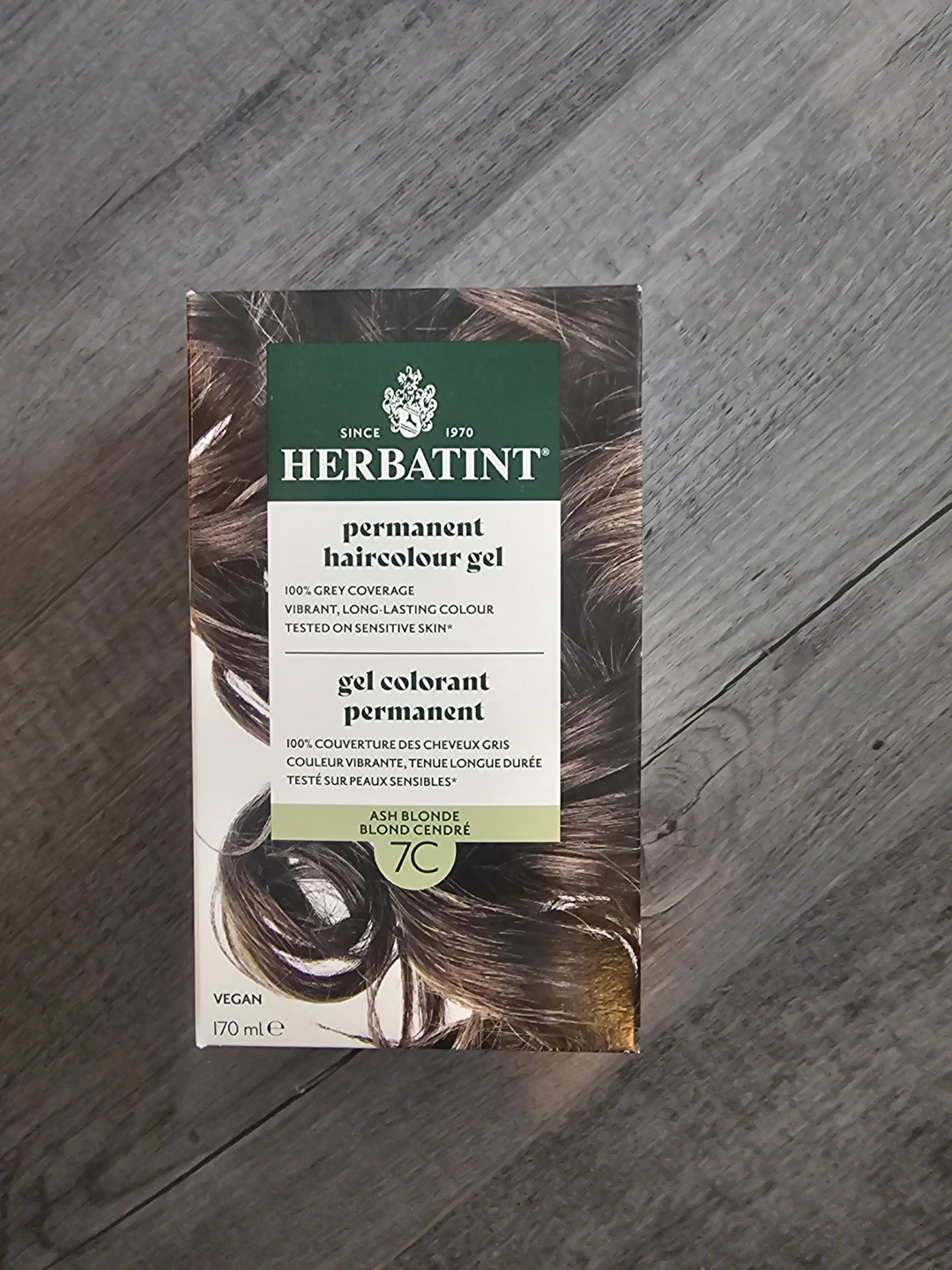 Herbatint Permanent Haircolour Gel 7C Ash Blonde