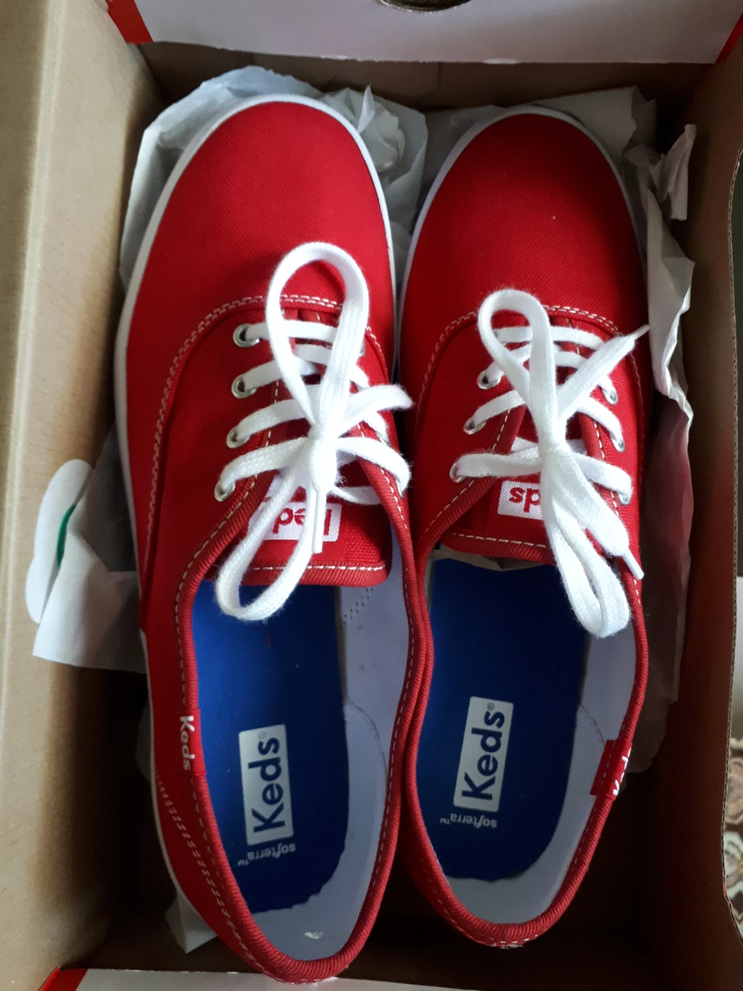 Keds Red Sneakers Size 8.5