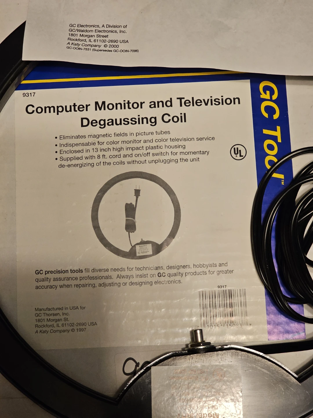GC Electronics Professional Degaussing Coil 9317 - photo 3