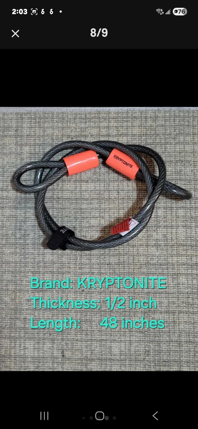 Bike Helmet,Bell,LED Light,Steel ULock,Cable Lock+Bike parts - photo 2