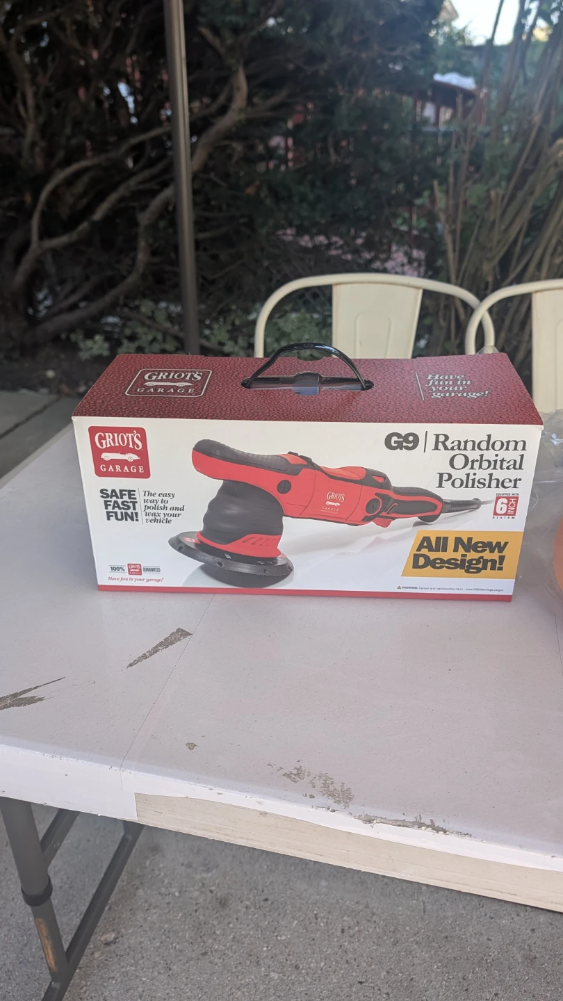 Pulidora Griot's G9 Orbital Polisher + Pads & Detailing Kit