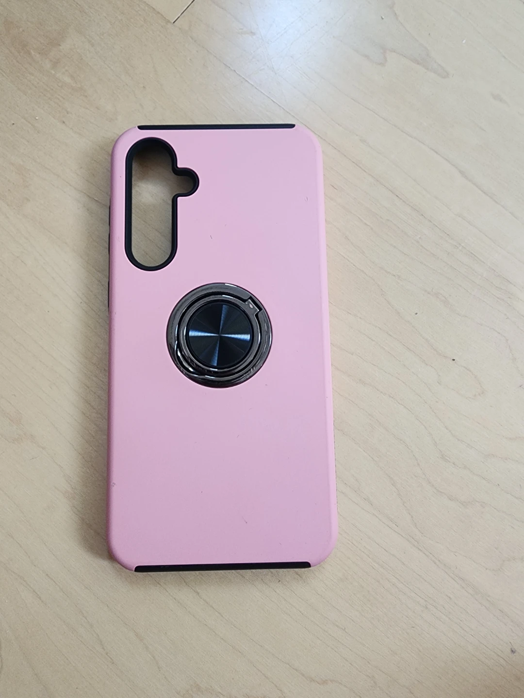 Samsung Galaxy S24 FE Pink Mobile Phone Case with Ring Stand