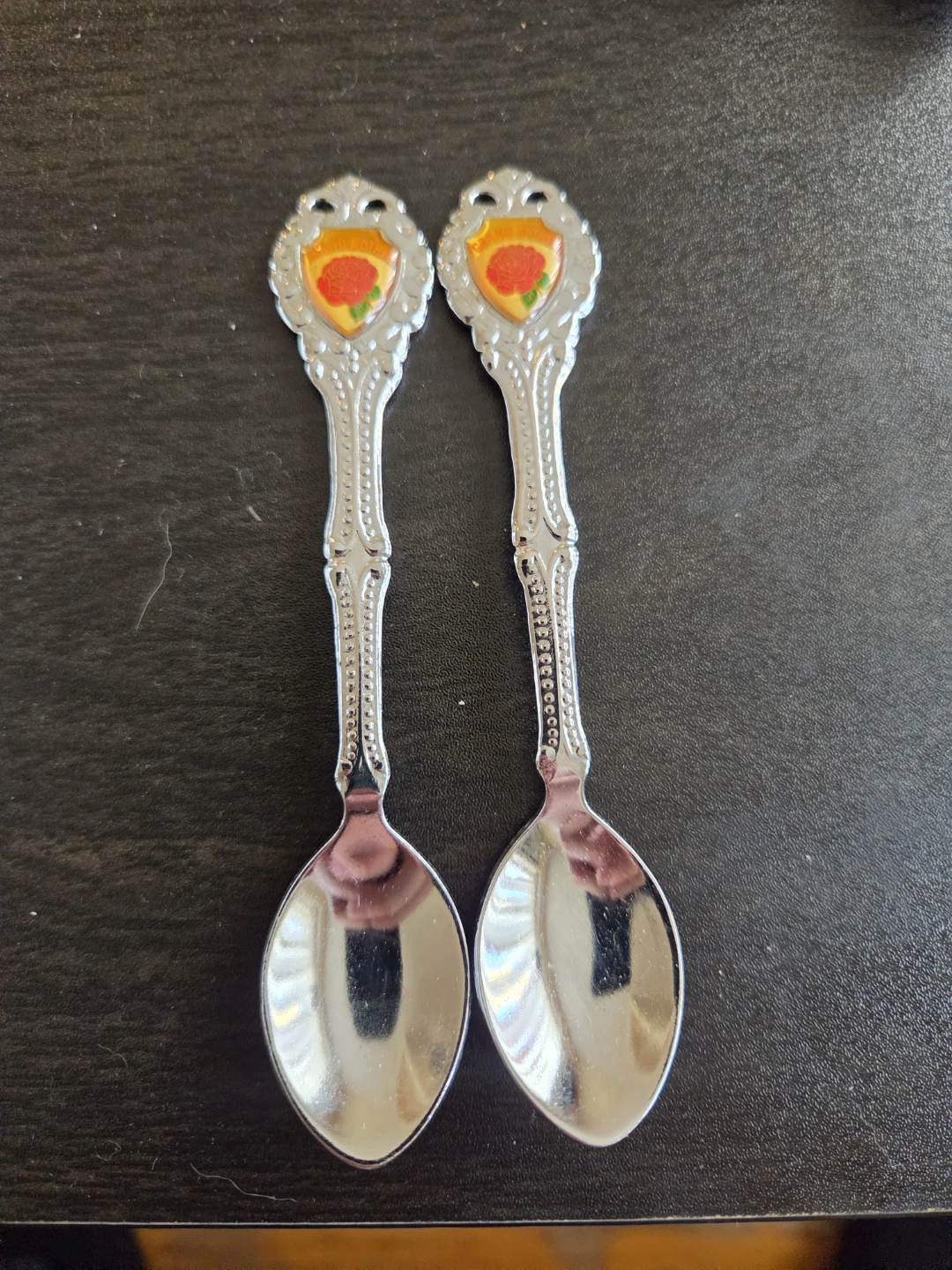 Set of Two Decorative Spoons