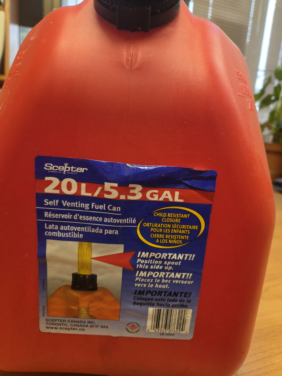 Scepter Gas / Fuel Can