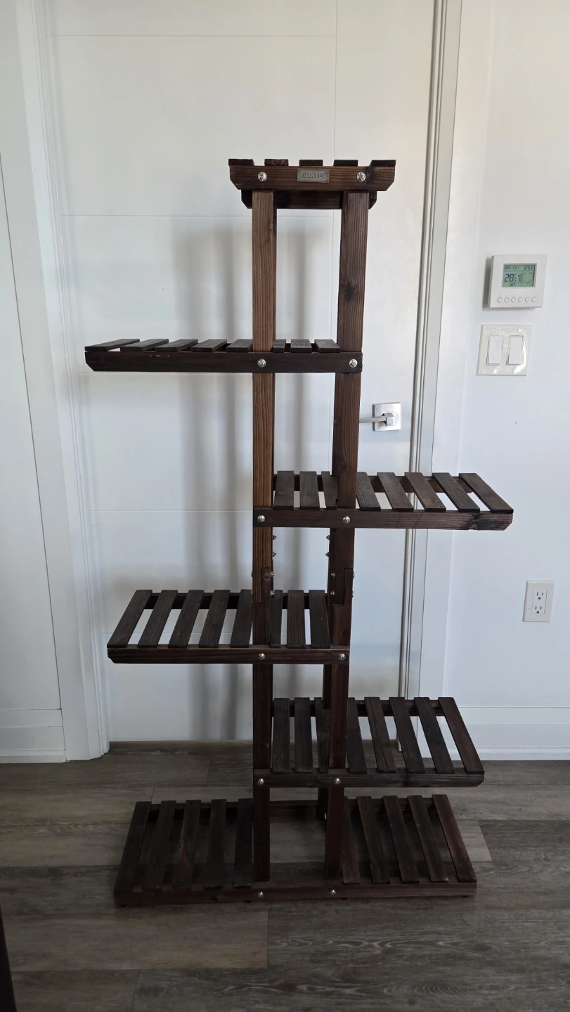 6 Tier Wooden Plant Stand