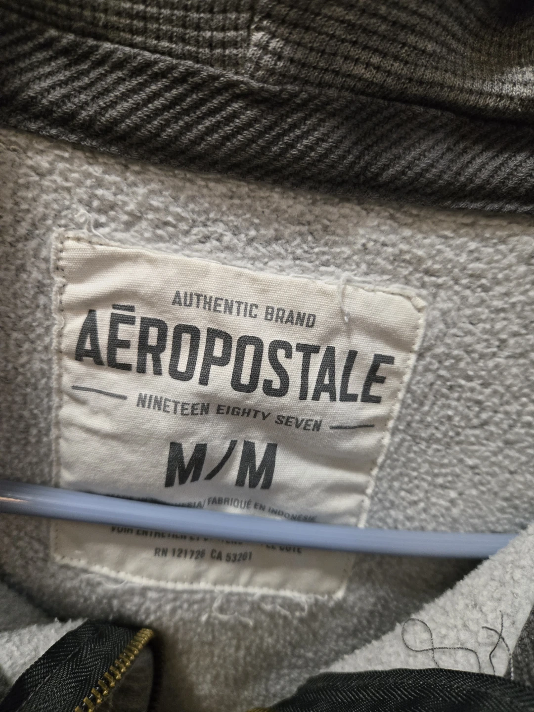Aeropostale Full Zip Hoodie Grey - photo 4