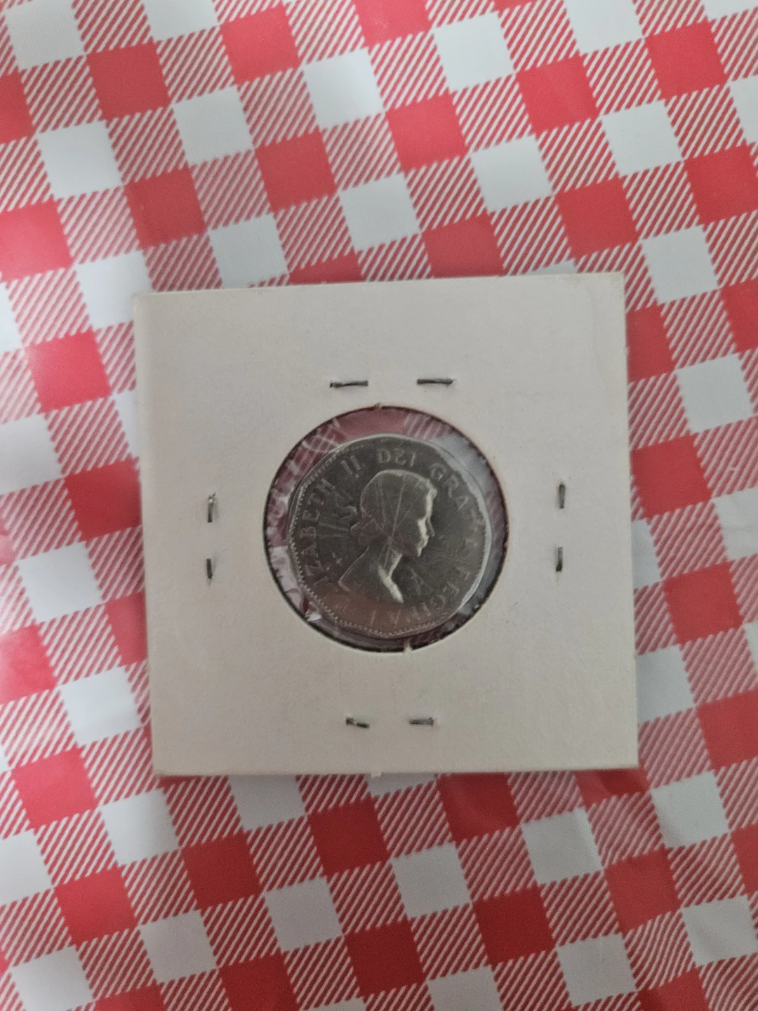 1956 Canadian 5 Cents Coin - photo 2