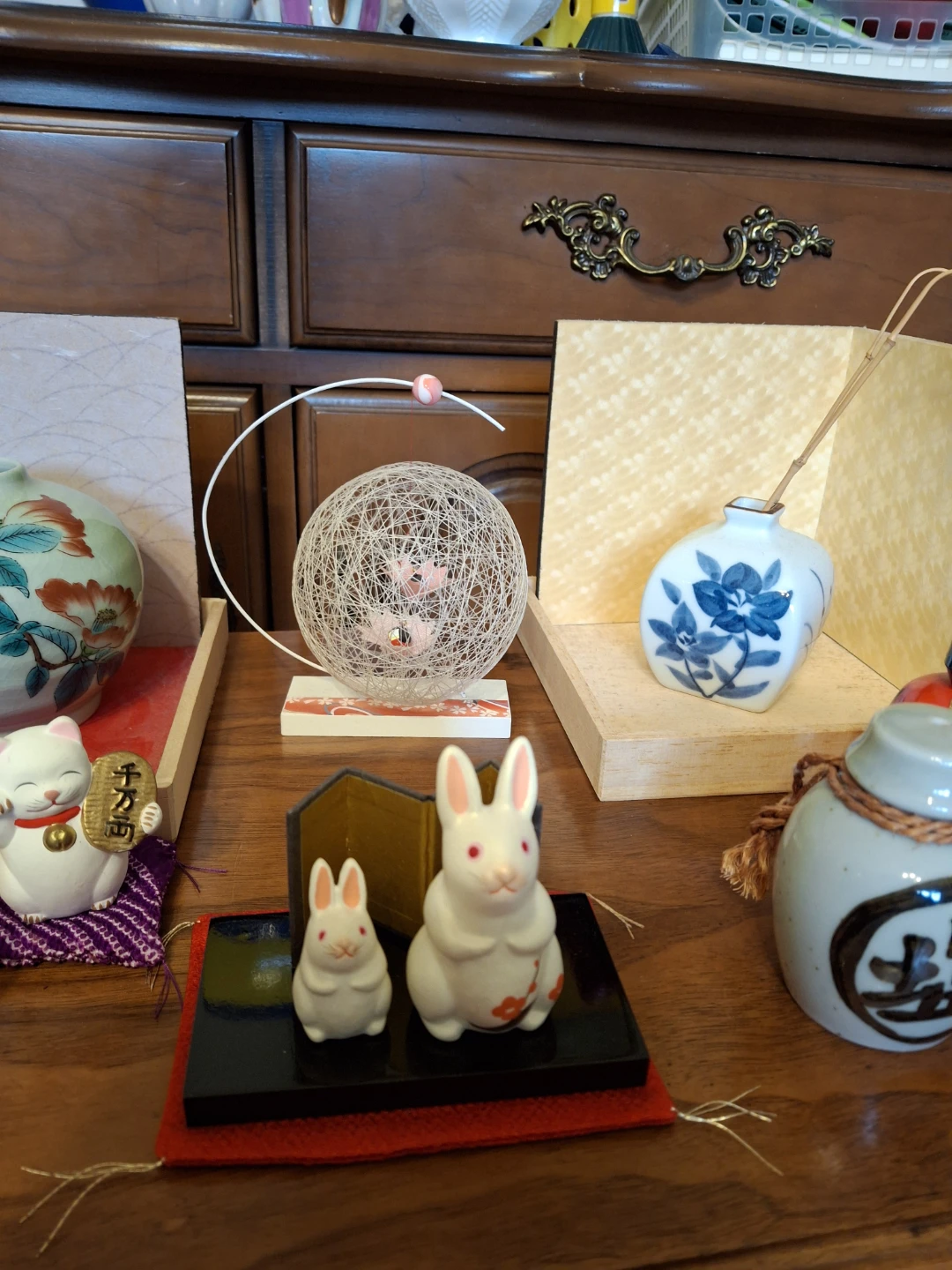 Japanese Ceramic Figurines and Decor Set - photo 3