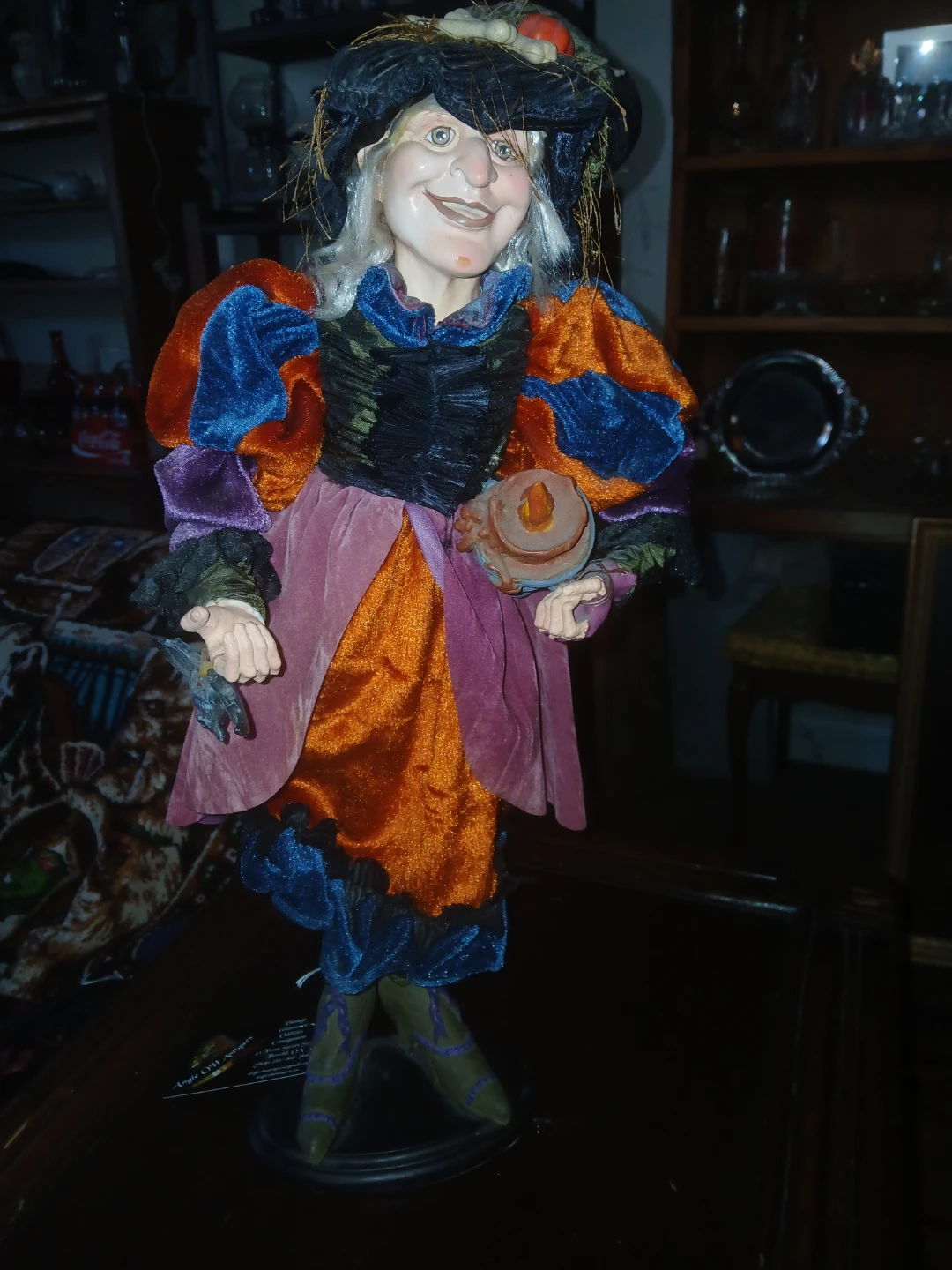 Collectible Halloween Witch Doll