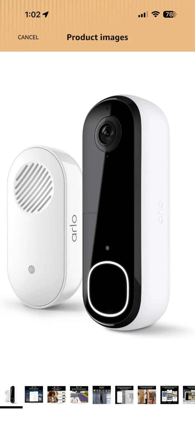 Arlo Video Doorbell and Chime - photo 2