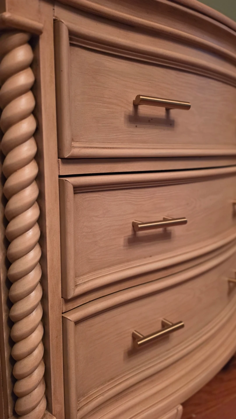 Set of Two Light Oak Nightstands - photo 4