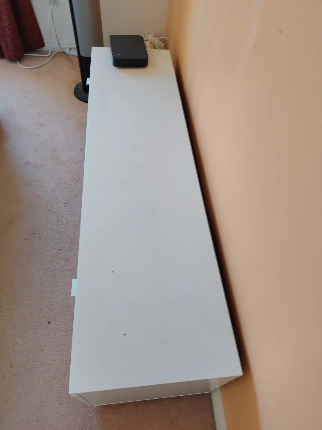 White IKEA TV Stand