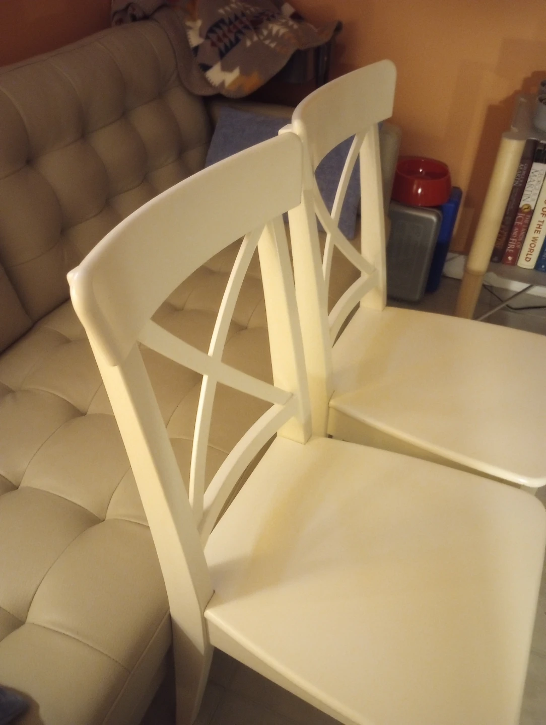 Pair of Ikea Ingolf Dining Chairs - photo 4