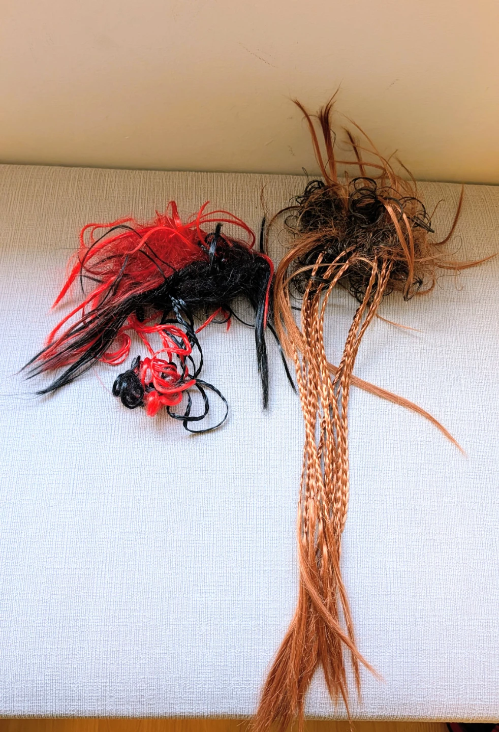 Two Hair Extensions Pieces for Halloween Costumes